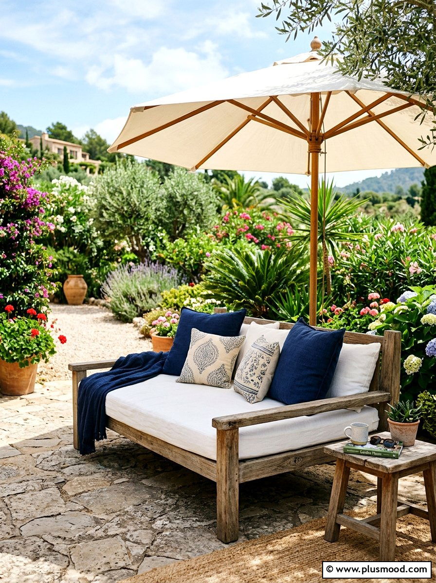 Outdoor Daybed Retreat - 25 summer backyard cozy corner ideas