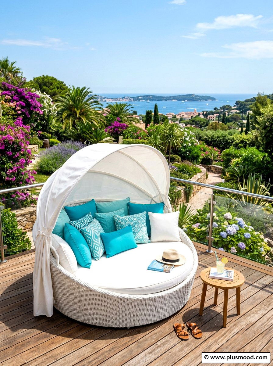 Outdoor Daybed With Canopy - 25 summer cooling backyard ideas