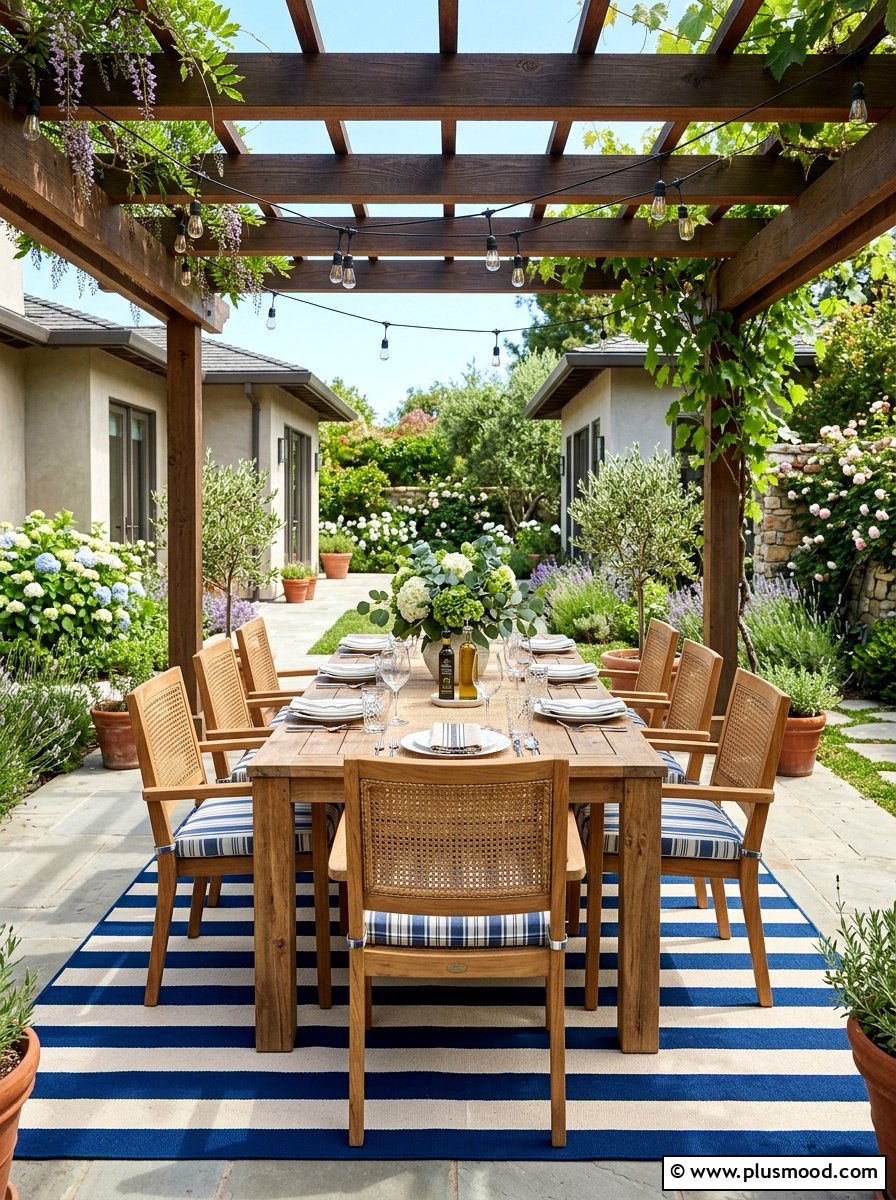 Outdoor Dining Area - 25 summer backyard landscaping ideas