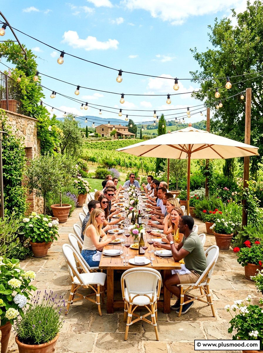 Outdoor Dining Area - 25 summer landscape makeover ideas