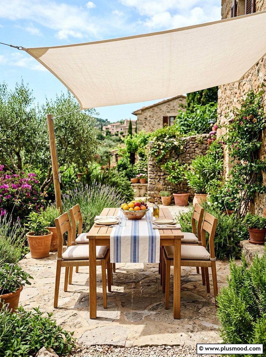 Outdoor Dining Nook - 25 small backyard ideas for small families