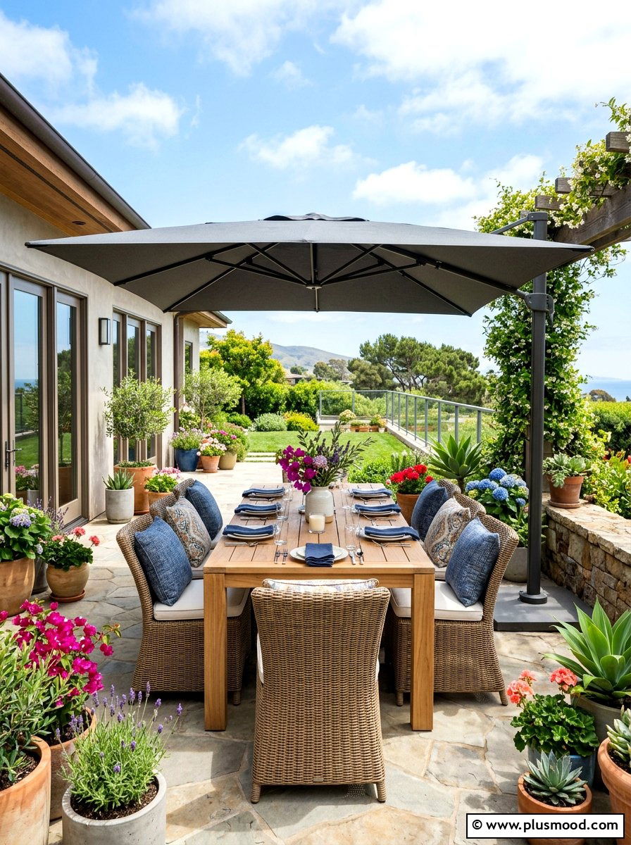 Outdoor Dining Patio - 25 summer backyard garden ideas