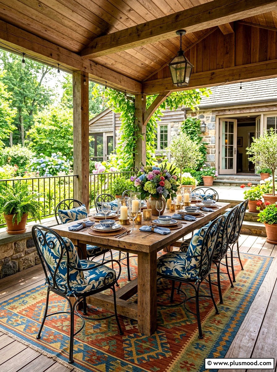 Outdoor Dining Porch - 25 cozy summer porch ideas