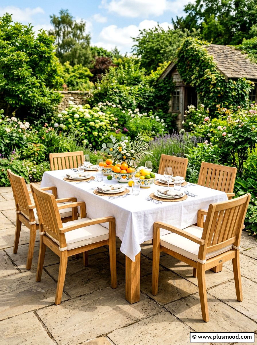 Outdoor Dining Set - 25 easy summer home ideas
