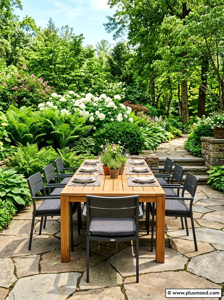 Outdoor Dining Set - 25 summer entertaining patio ideas