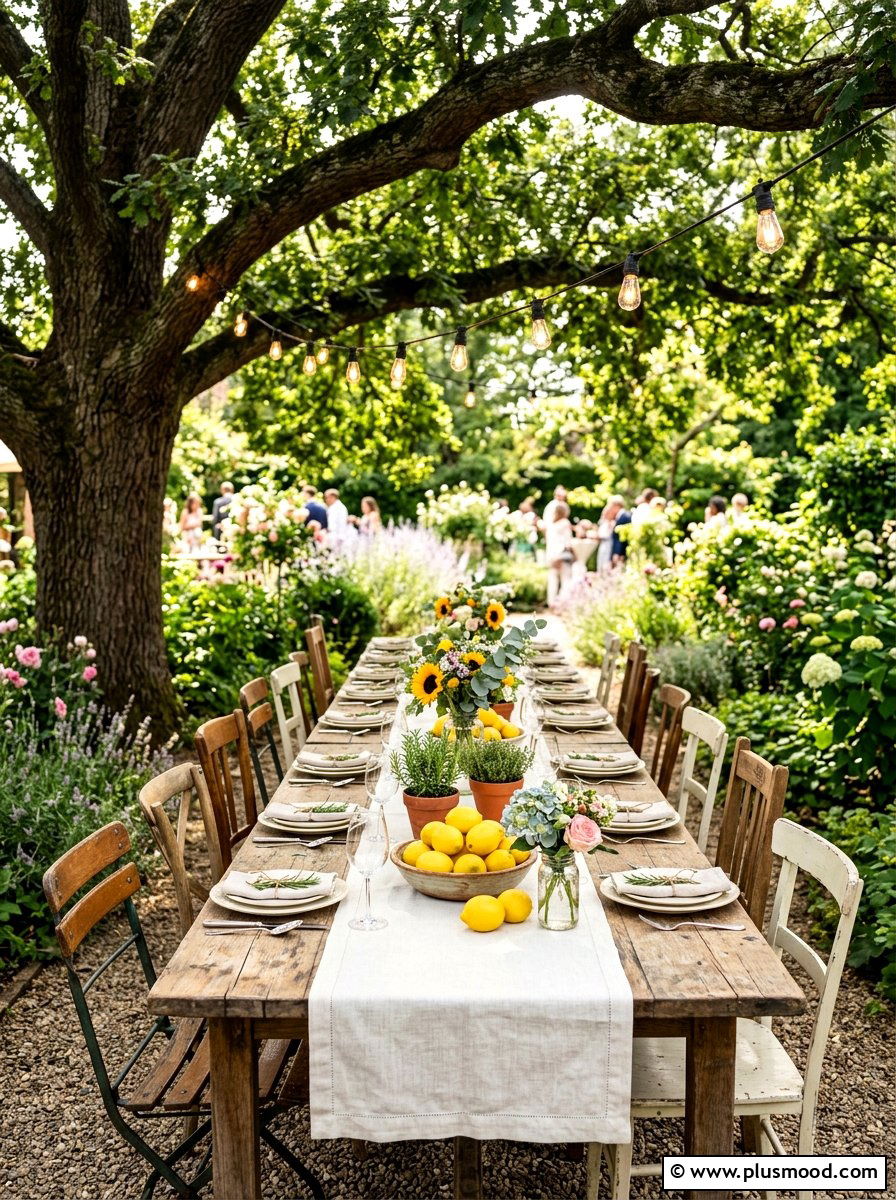 Outdoor Dining Table - 25 summer outdoor entertaining ideas