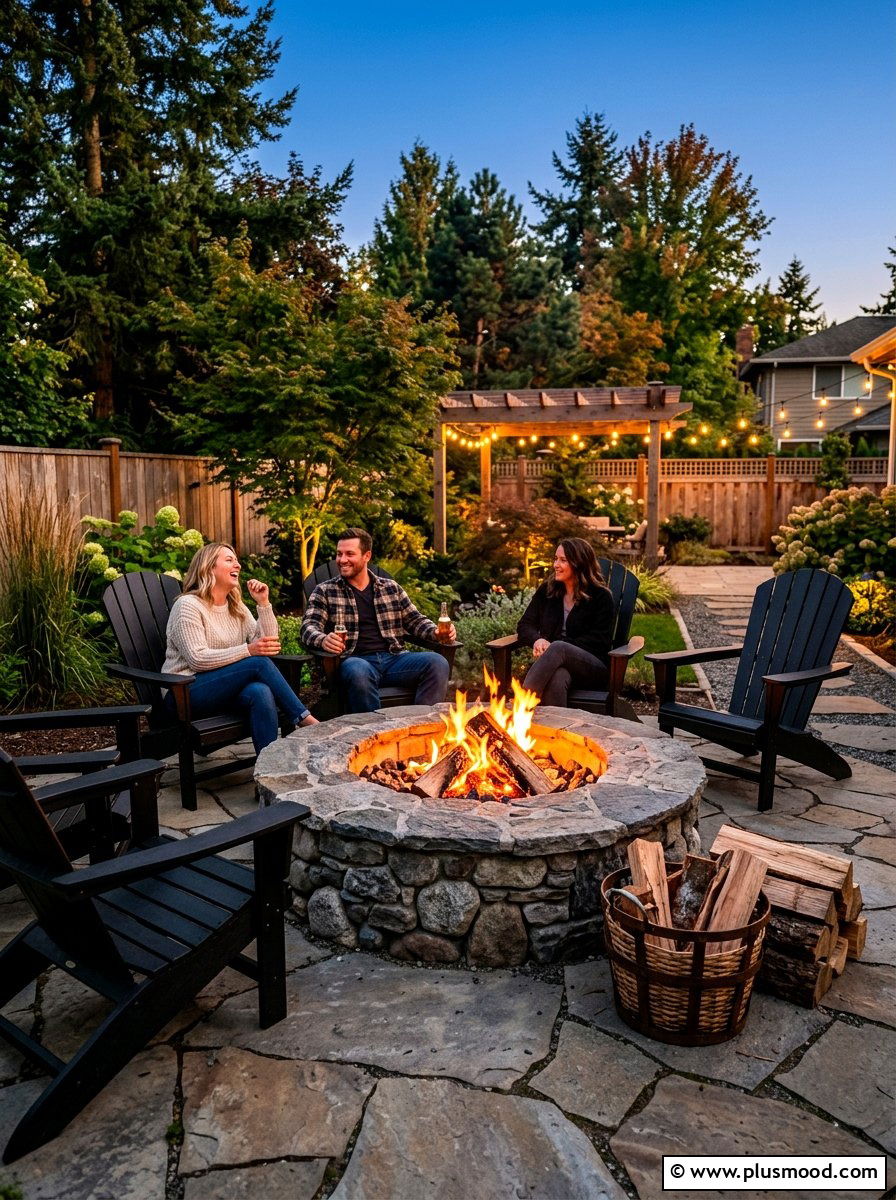Outdoor Fire Pit - 25 end of summer patio refresh ideas