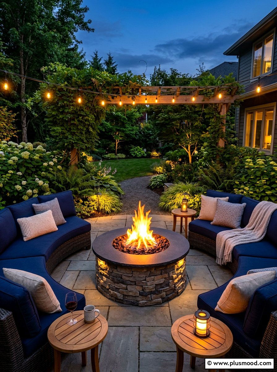 Outdoor Fire Pits - 25 summer patio lighting ideas