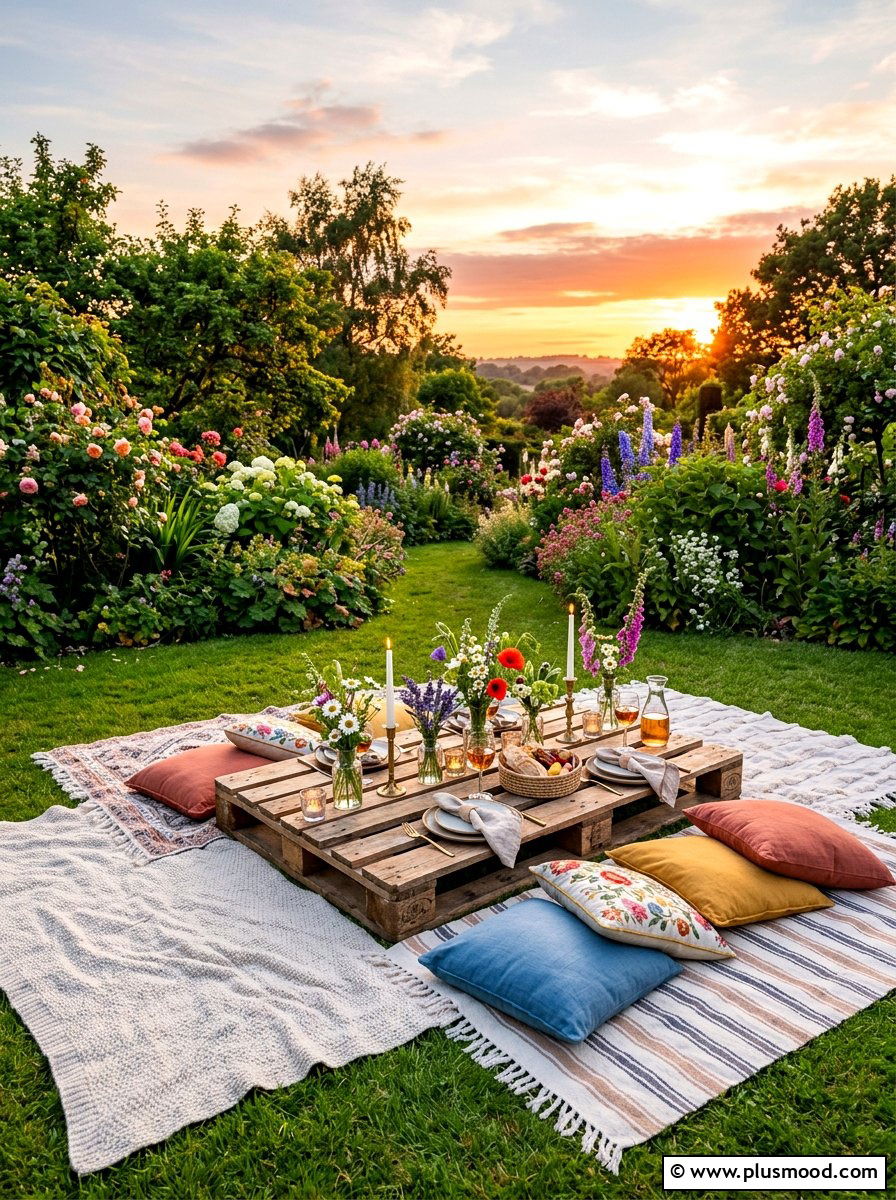 Outdoor Garden Picnic - 25 summer dinner party ideas outdoors