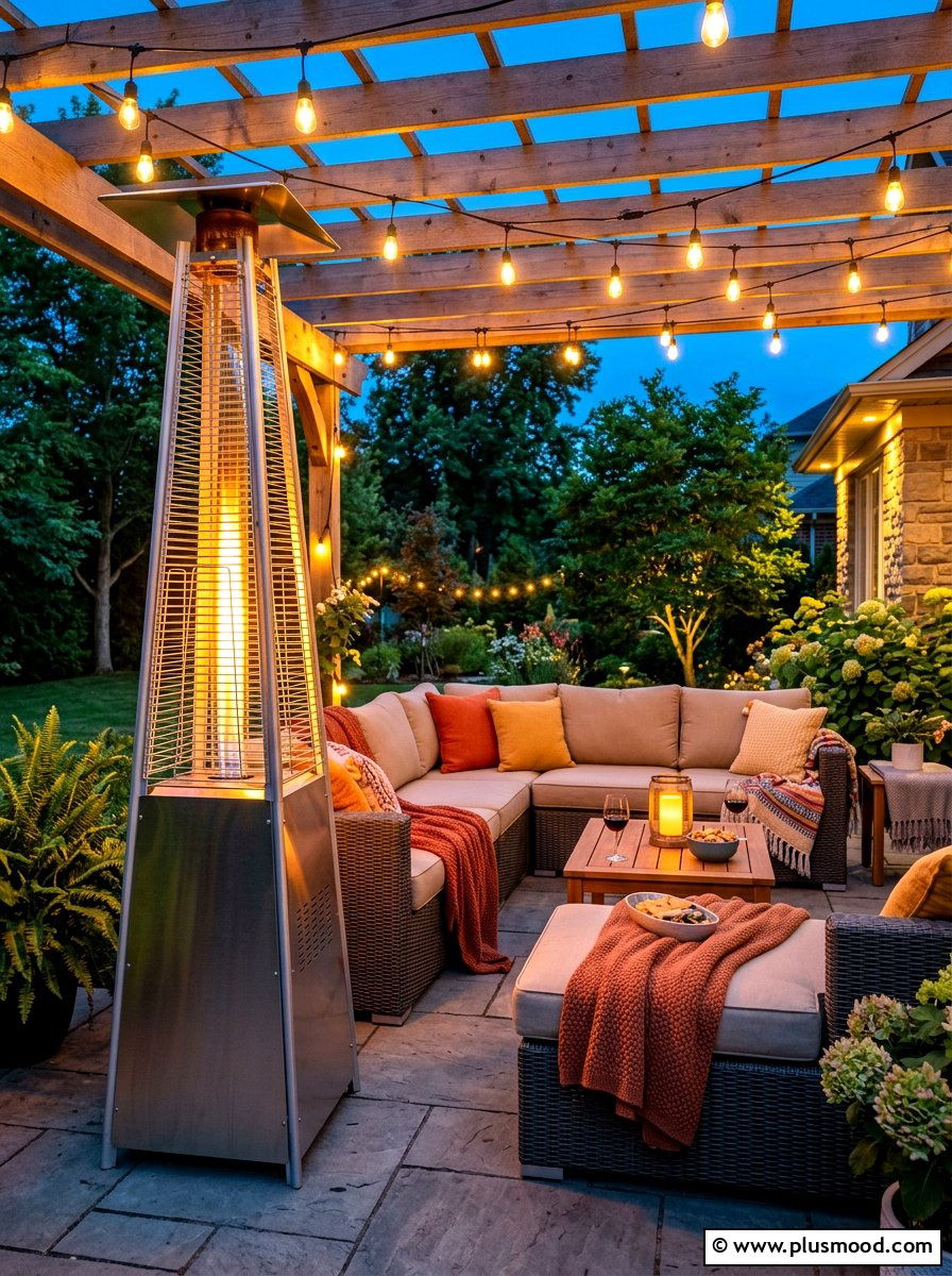 Outdoor Heater - 25 end of summer patio refresh ideas