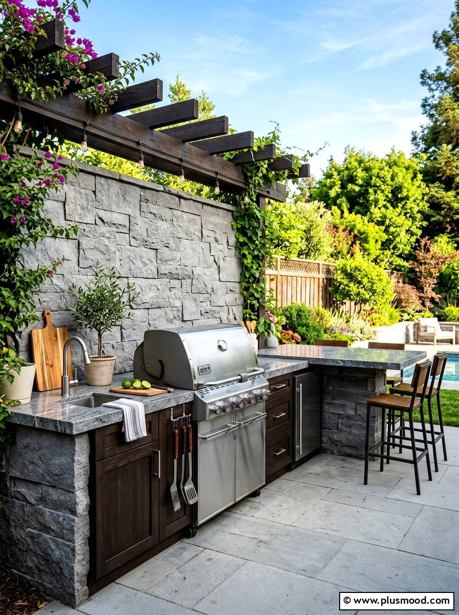 Outdoor Kitchen - 25 summer backyard entertaining ideas