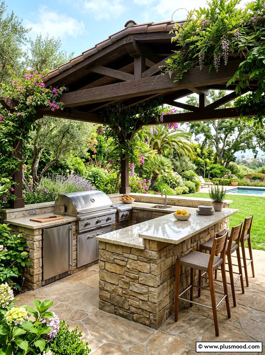 Outdoor Kitchen - 25 summer landscaping ideas