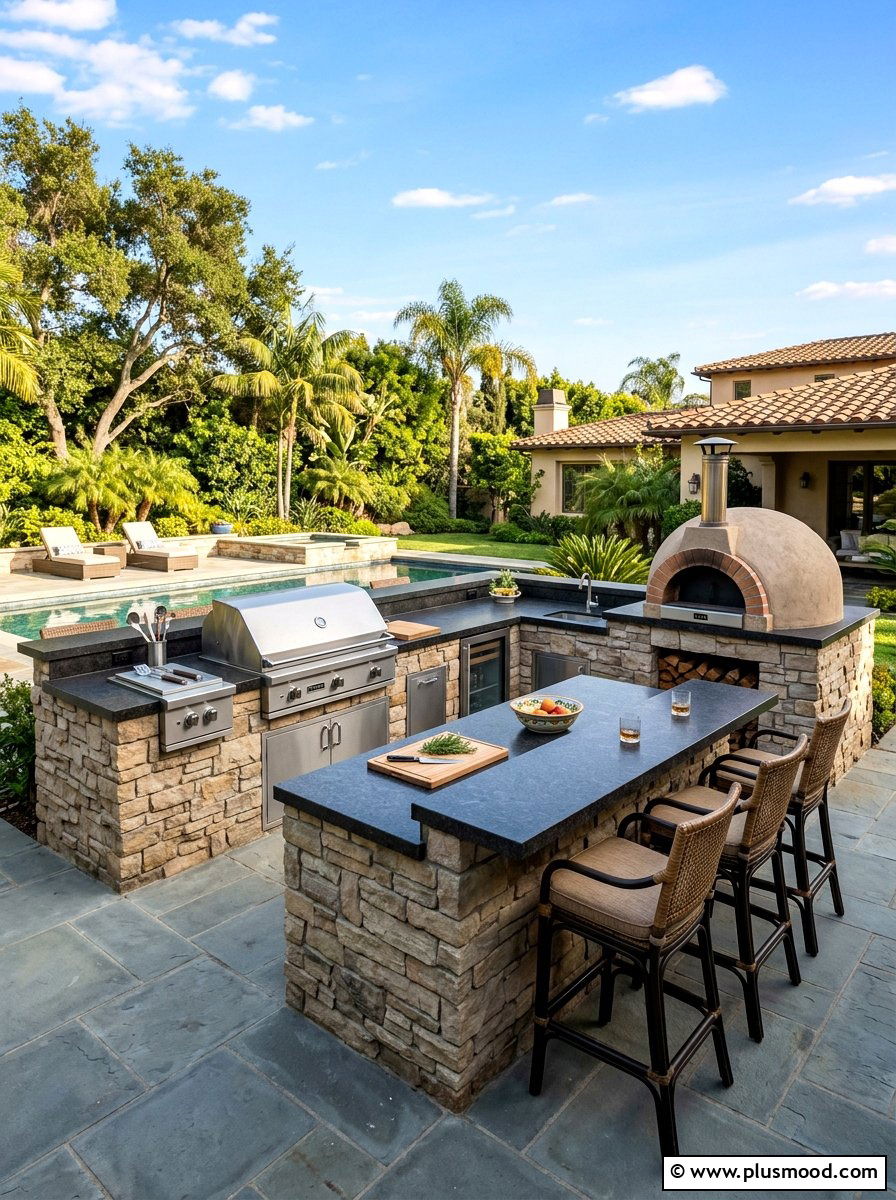 Outdoor Kitchen - 25 summer patio garden ideas