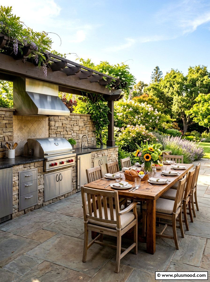 Outdoor Kitchen And Dining - 25 summer backyard retreat ideas