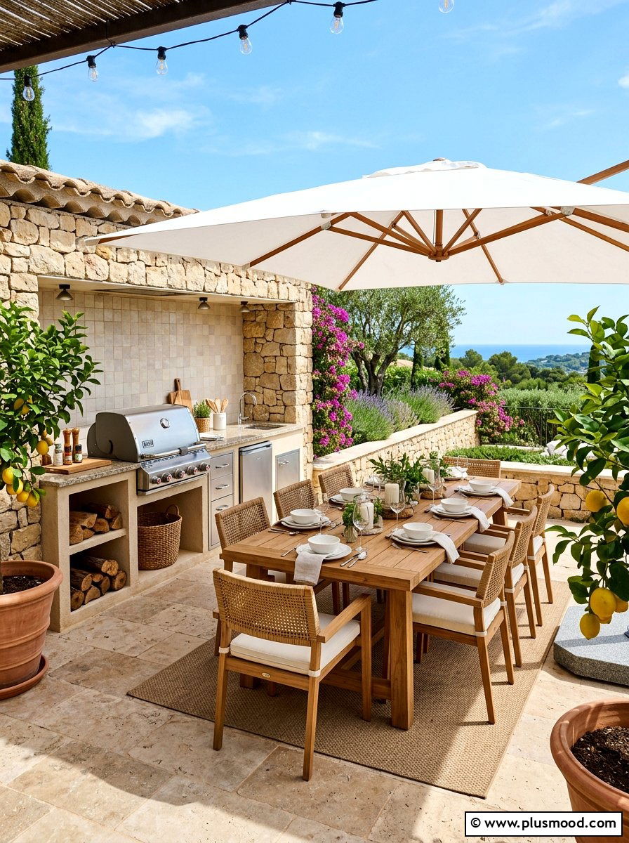 Outdoor Kitchen Dining Area - 25 best summer garden ideas