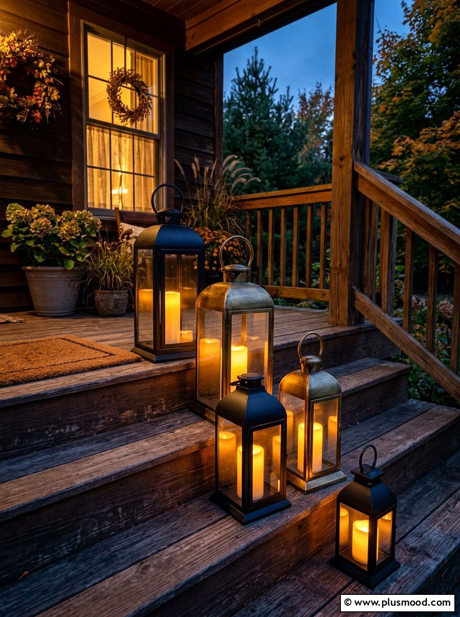 Outdoor Lantern Display - 25 viral summer porch ideas