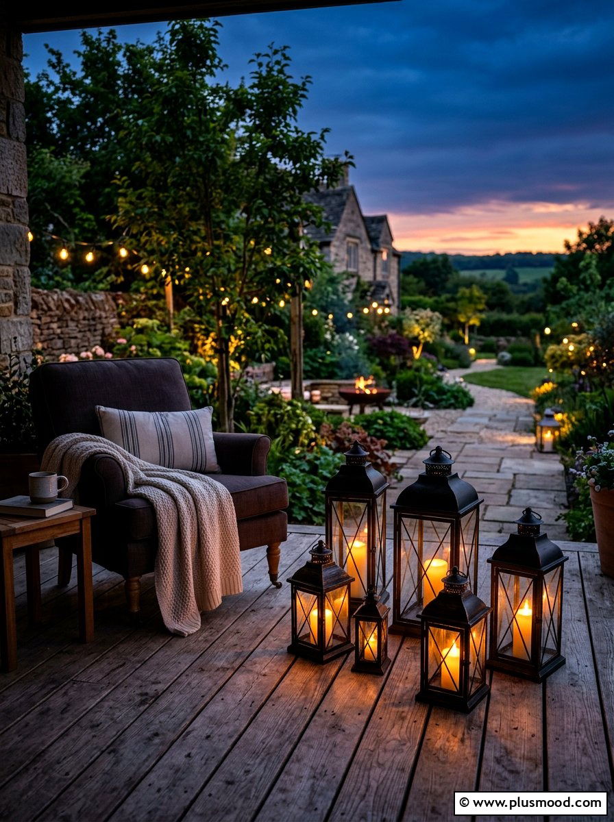 Outdoor Lantern Lighting - 25 cute summer balcony ideas
