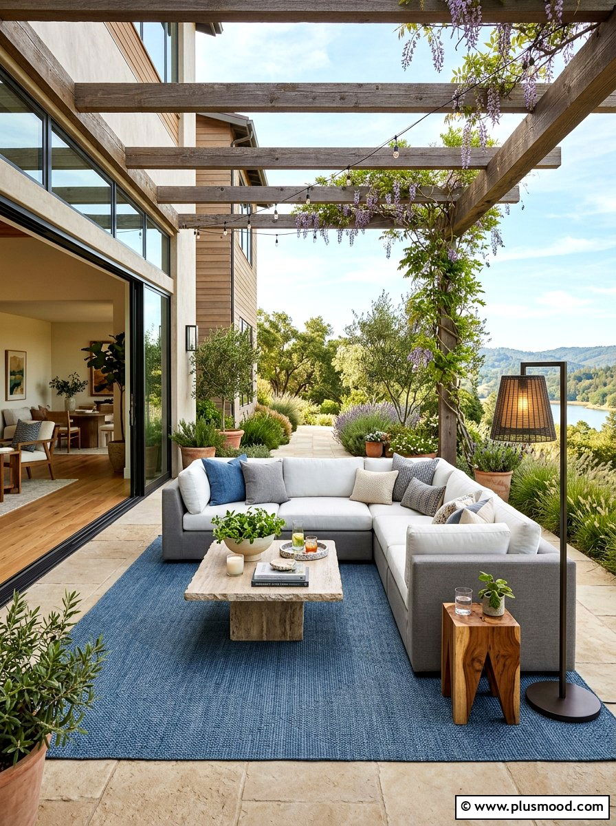 Outdoor Living Room - 25 summer patio styling ideas