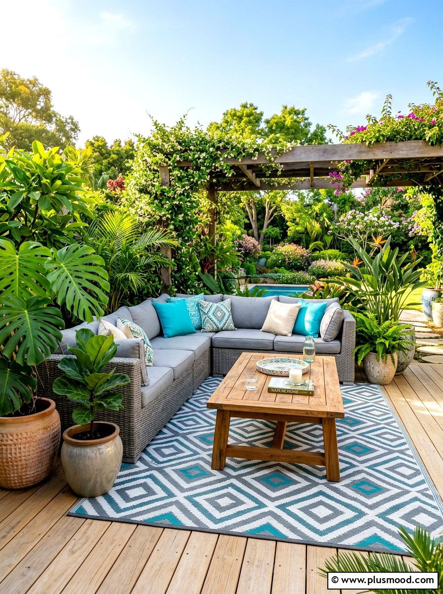 Outdoor Lounge Area - 25 summer casual backyard entertaining ideas