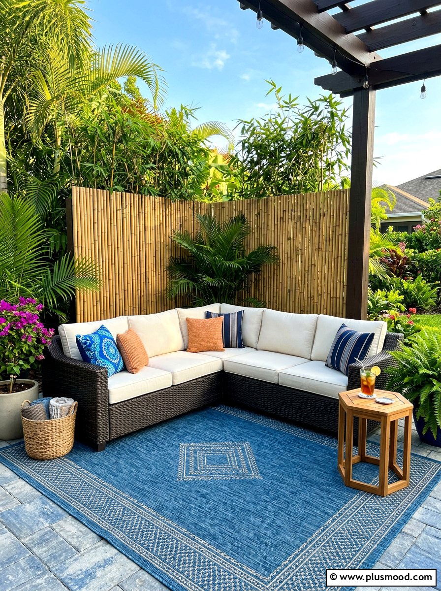 Outdoor Lounge Corner - 25 summer backyard ideas for small spaces