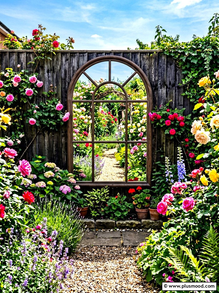 Outdoor Mirror For Small Garden - 25 summer compact outdoor living ideas
