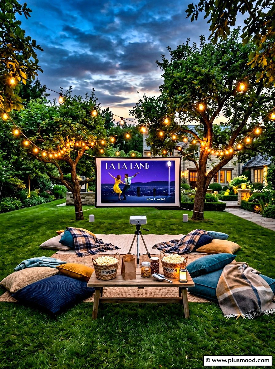 Outdoor Movie Night - 25 summer backyard party ideas