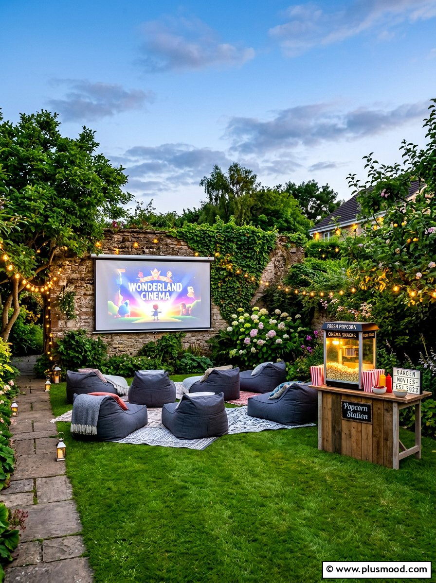 Outdoor Movie Theater Setup - 25 summer backyard retreat ideas