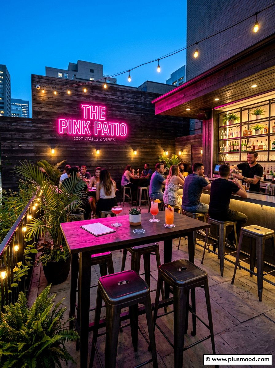Outdoor Neon Signs - 25 summer patio lighting ideas
