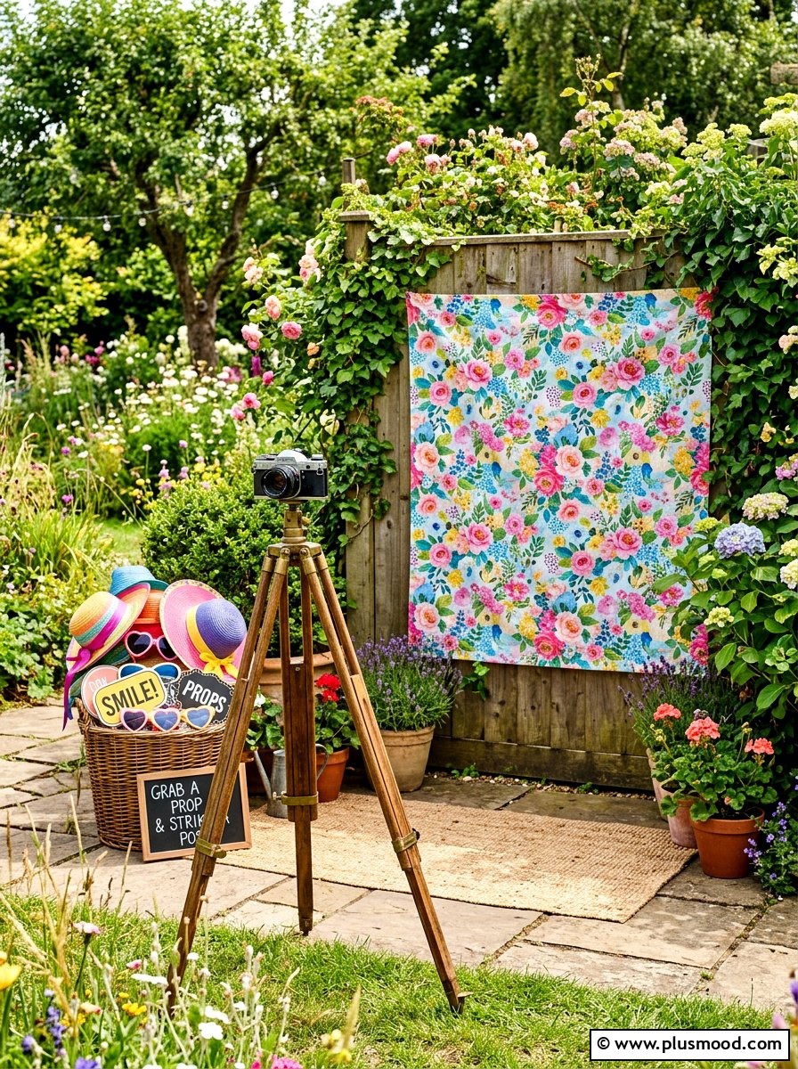 Outdoor Photo Booth - 25 summer family gathering ideas outdoors