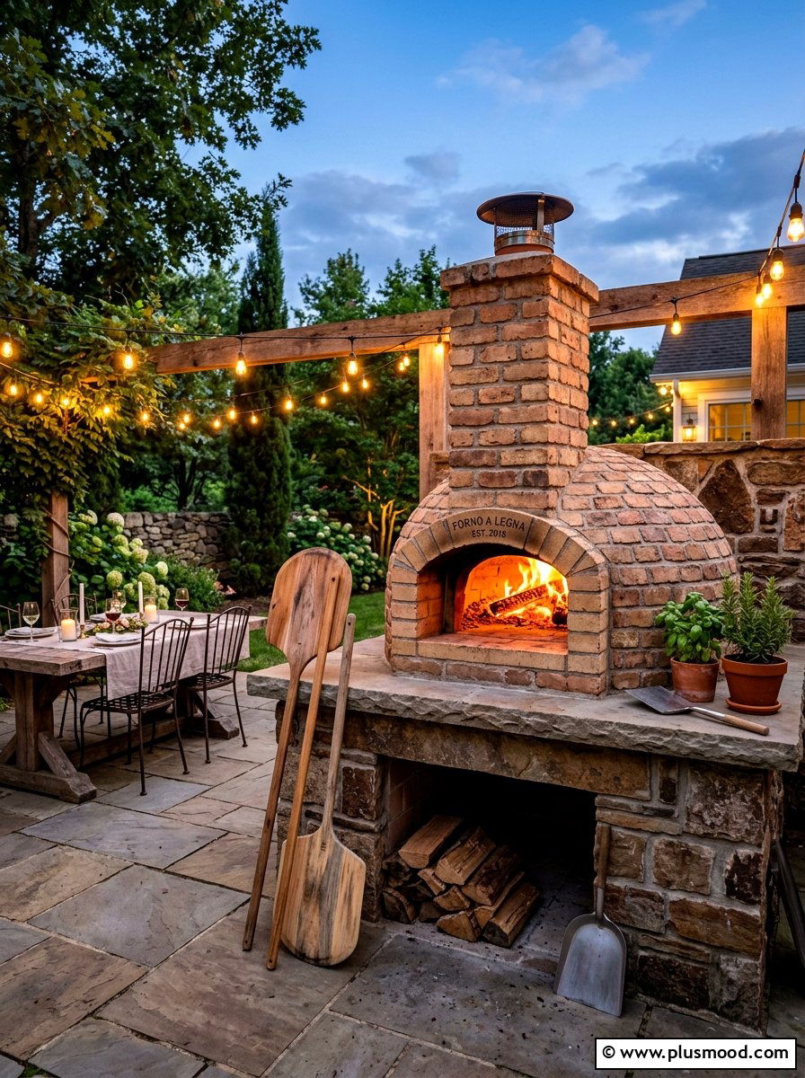 Outdoor Pizza Oven - 25 summer backyard decor ideas