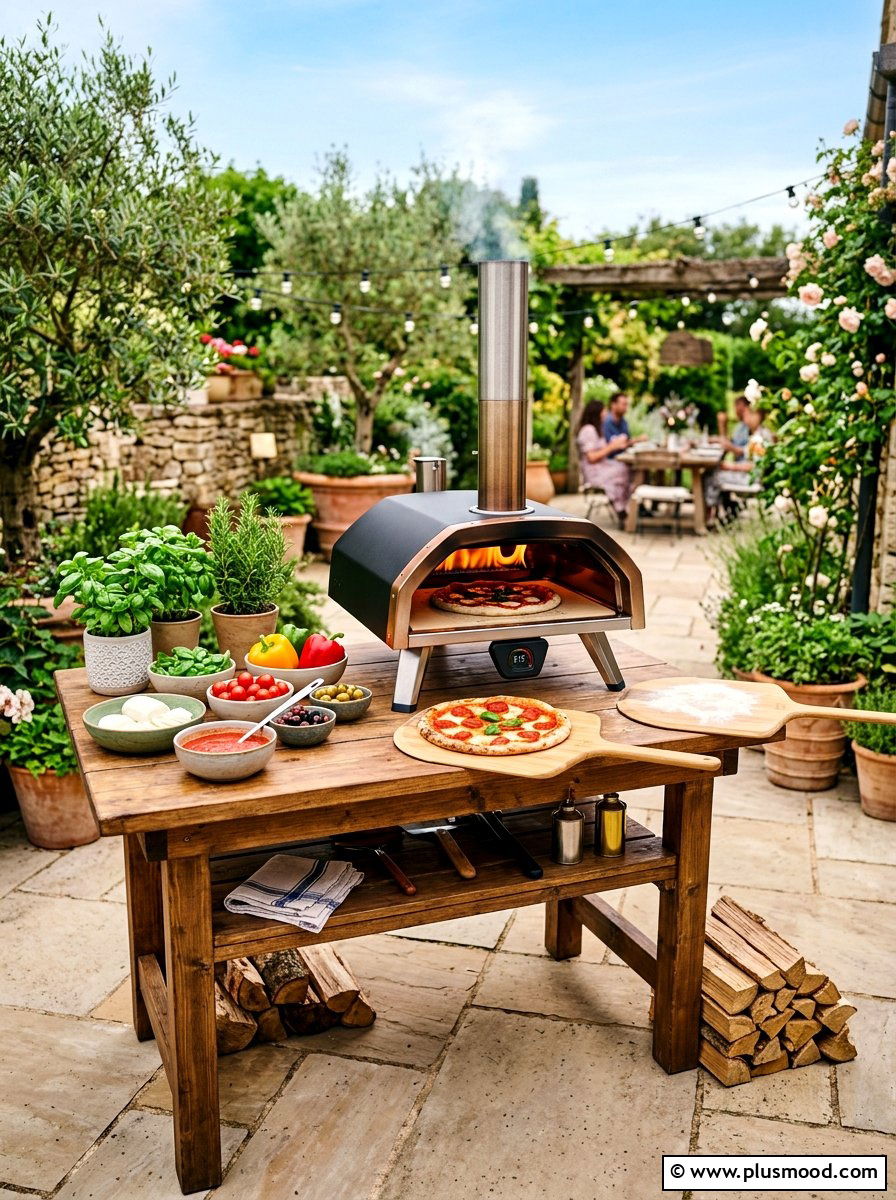 Outdoor Pizza Oven - 25 summer backyard party ideas