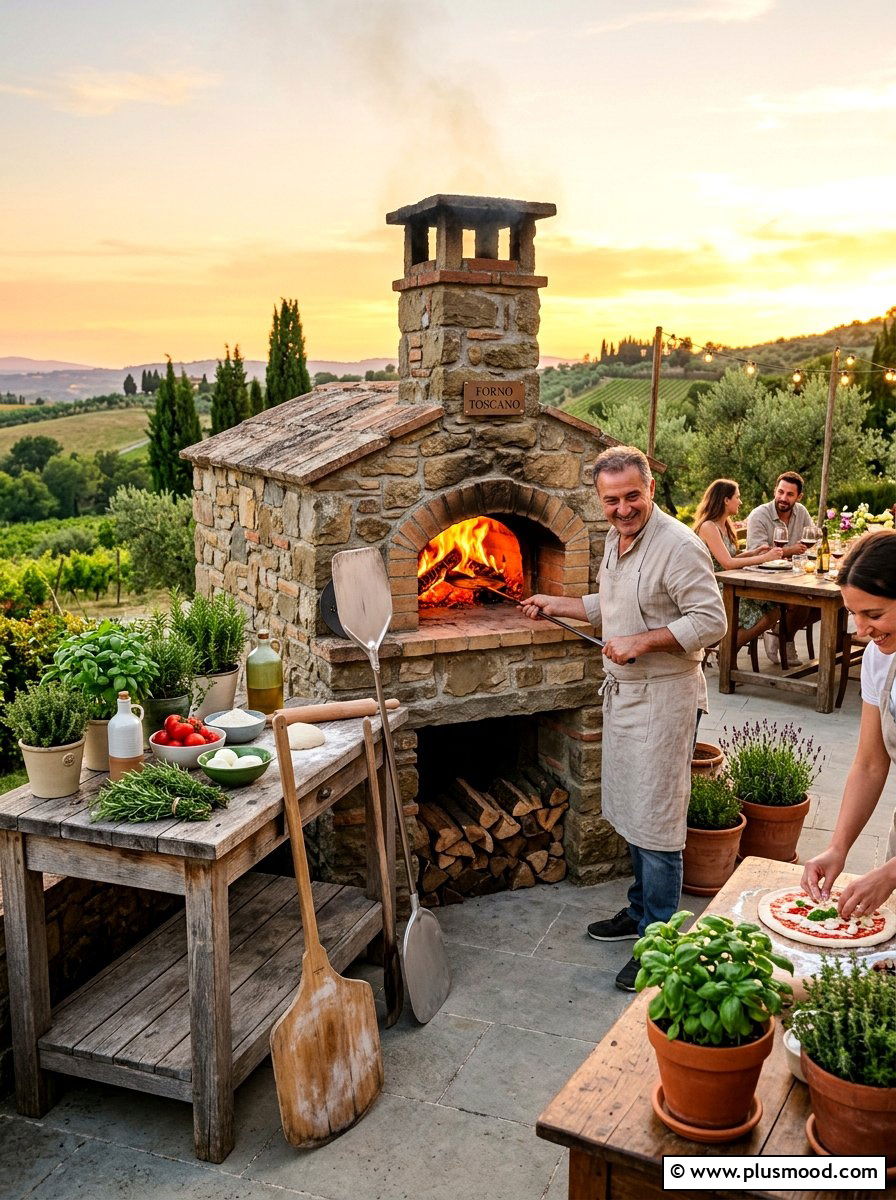 Outdoor Pizza Oven - 25 summer entertaining patio ideas