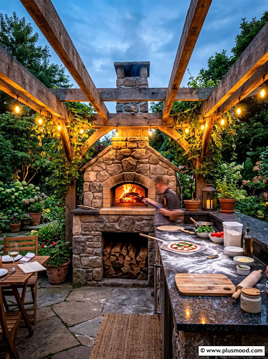 Outdoor Pizza Oven - 25 summer kitchen ideas