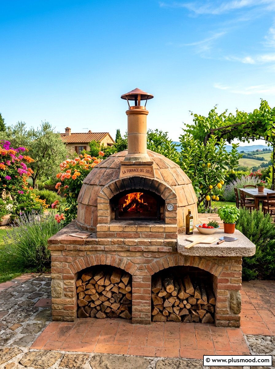 Outdoor Pizza Oven - 25 popular summer backyard ideas