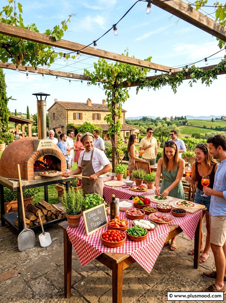 Outdoor Pizza Party - 25 summer kid friendly outdoor party ideas