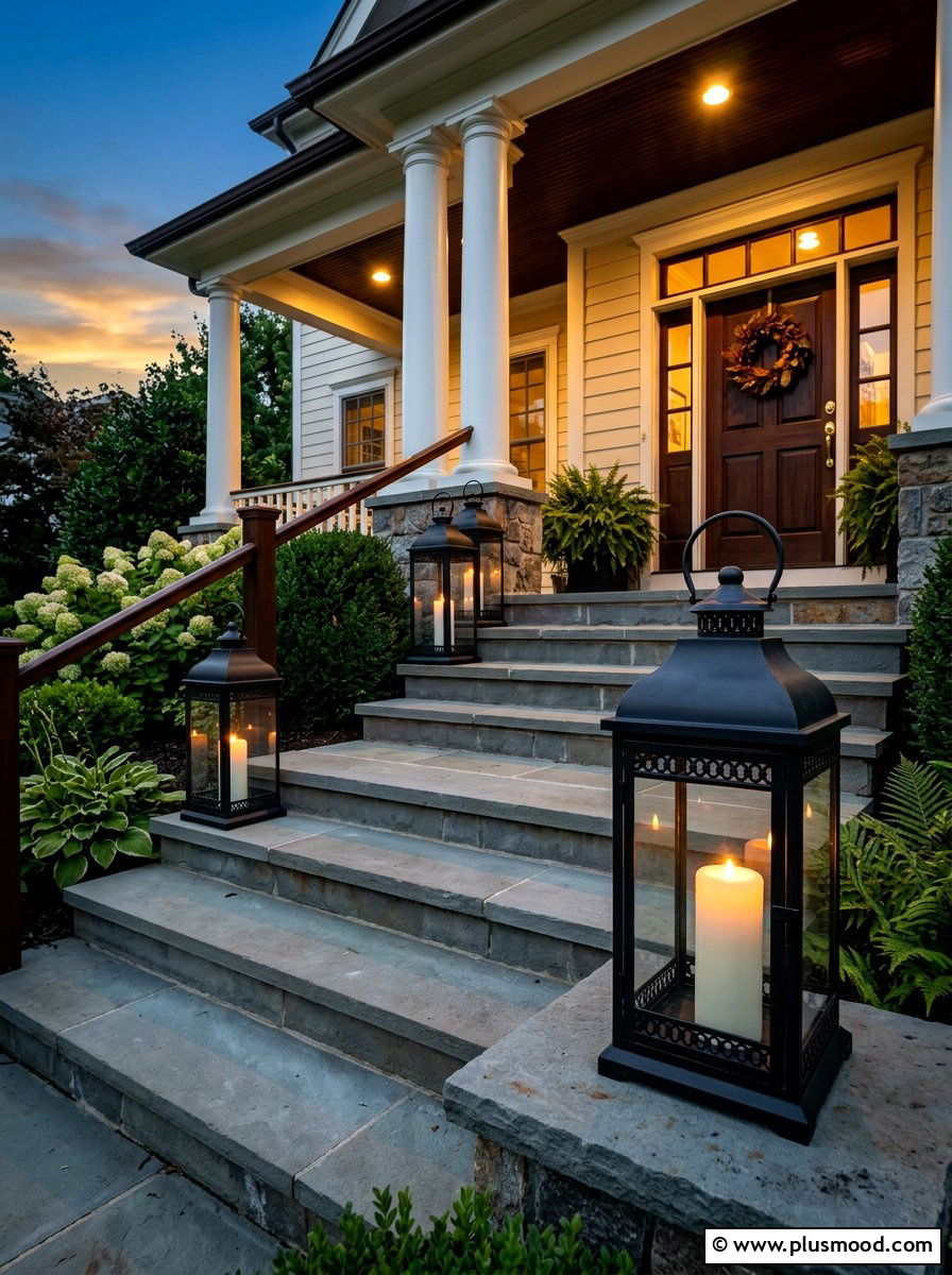 25 Summer Front Steps Ideas for Summer to Brighten Entryways