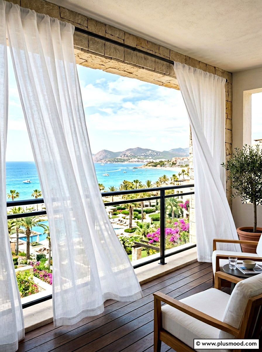Outdoor Privacy Curtains - 25 summer patio decor ideas for renters