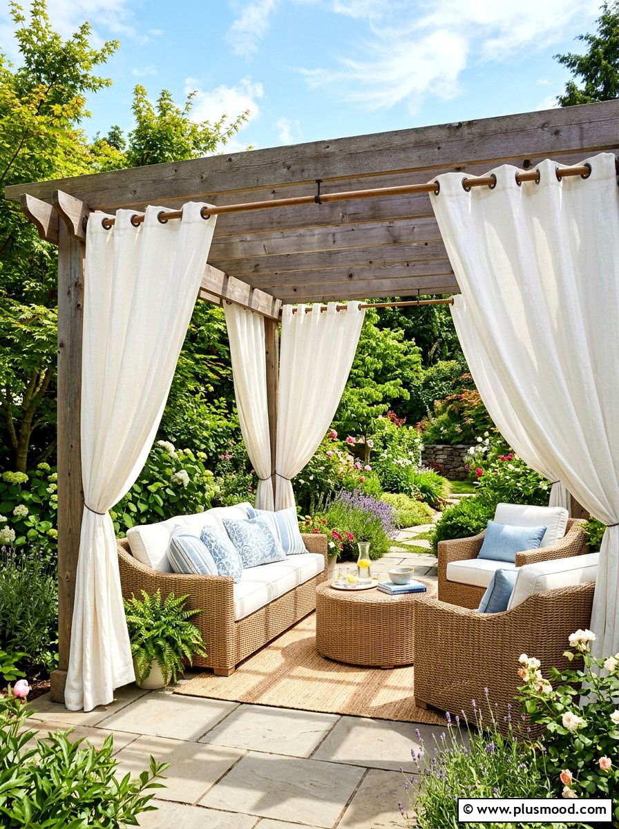Outdoor Privacy Curtains - 25 summer patio privacy ideas