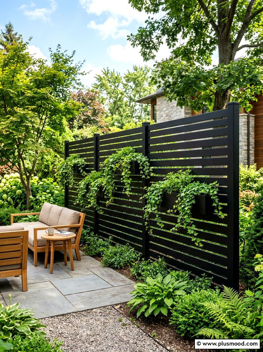 Outdoor Privacy Screen - 25 popular summer backyard ideas