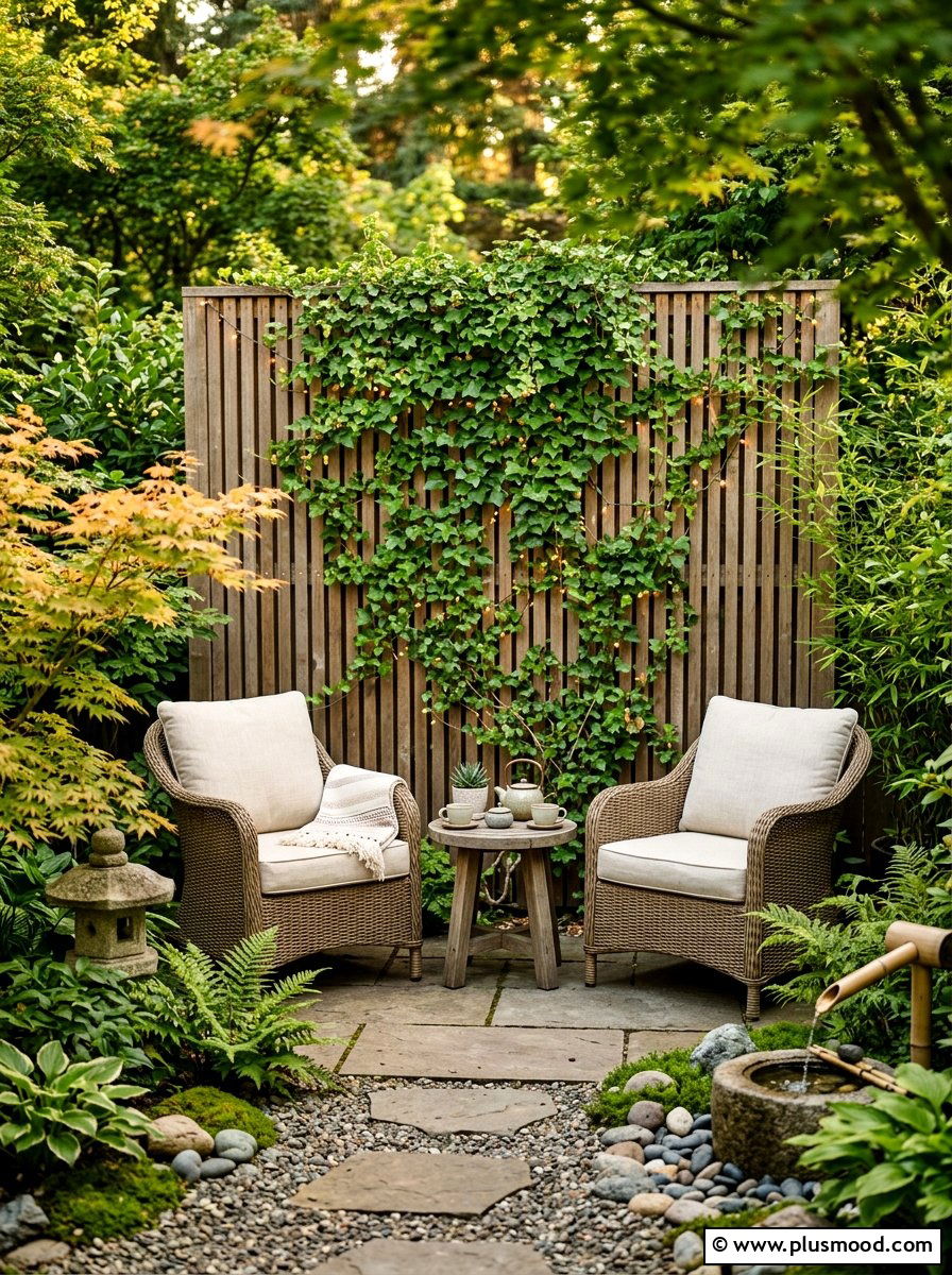 Outdoor Privacy Screen - 25 summer patio ideas on a budget