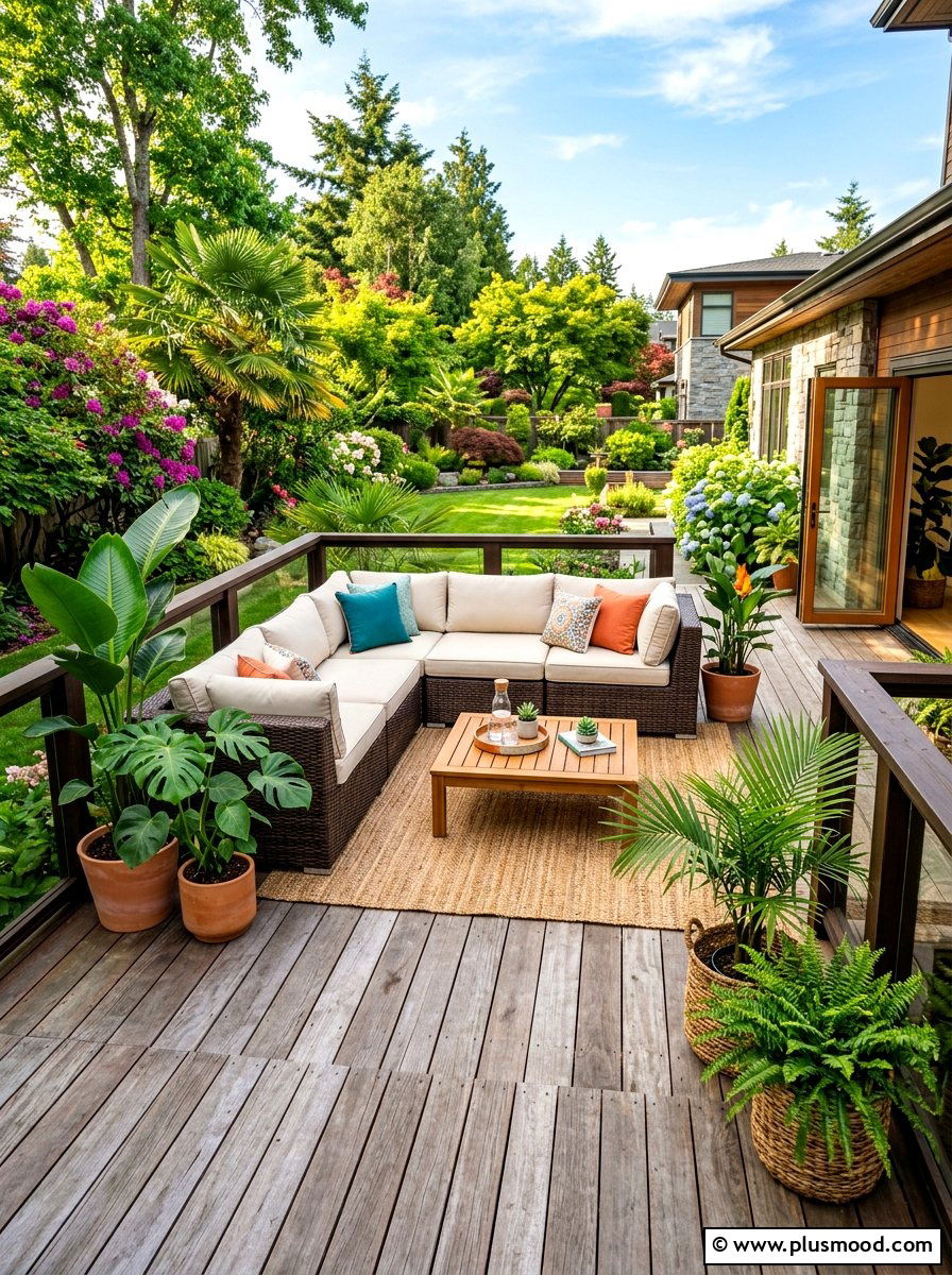 Outdoor Rattan Furniture Set - 25 summer rattan decor ideas