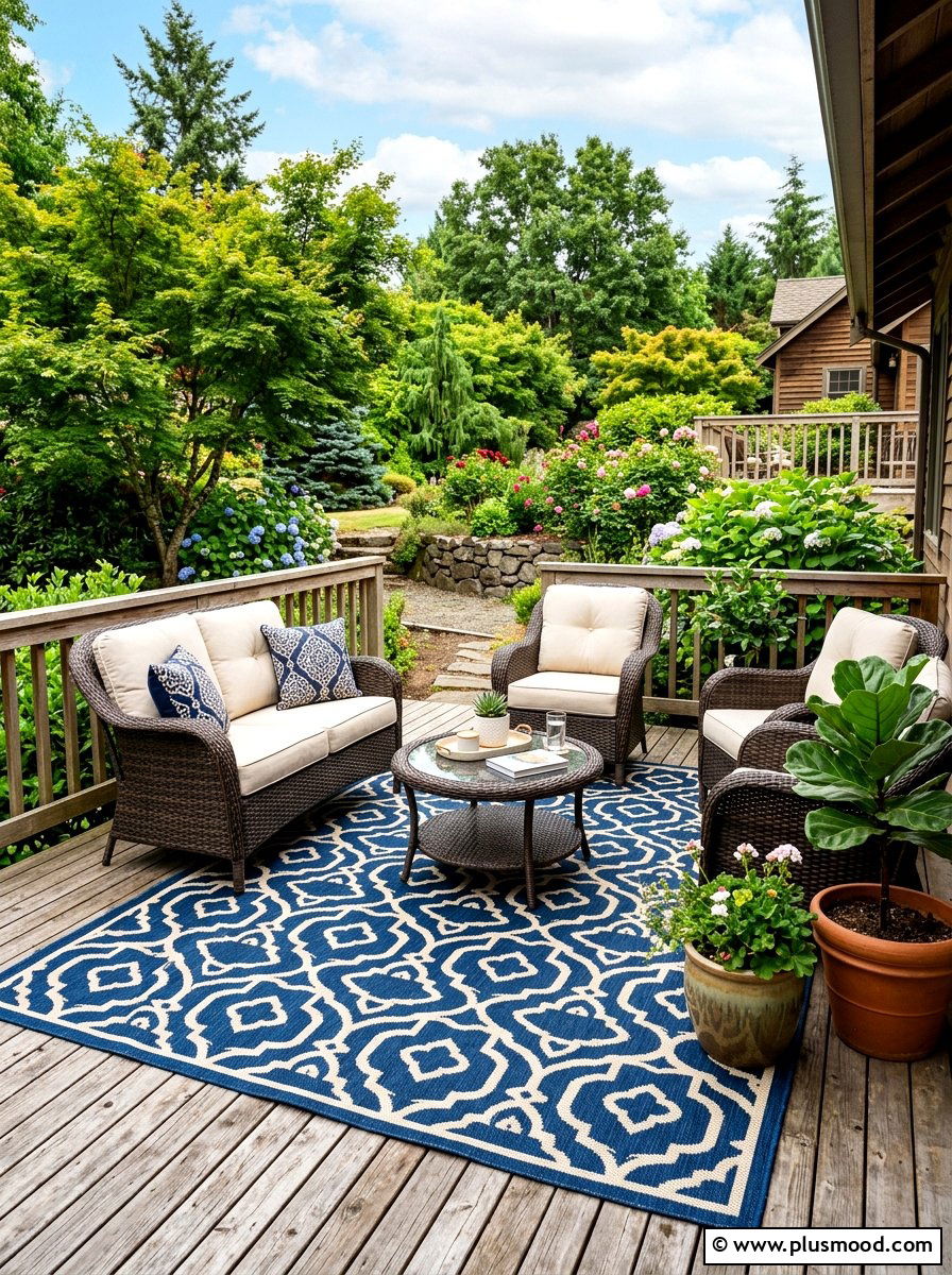 Outdoor Rug - 25 summer hosting essentials ideas