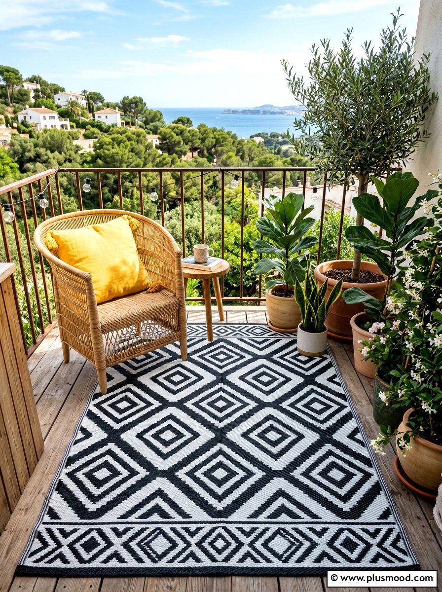 Outdoor Rug For Apartment Porch - 25 summer front porch decor ideas for apartments