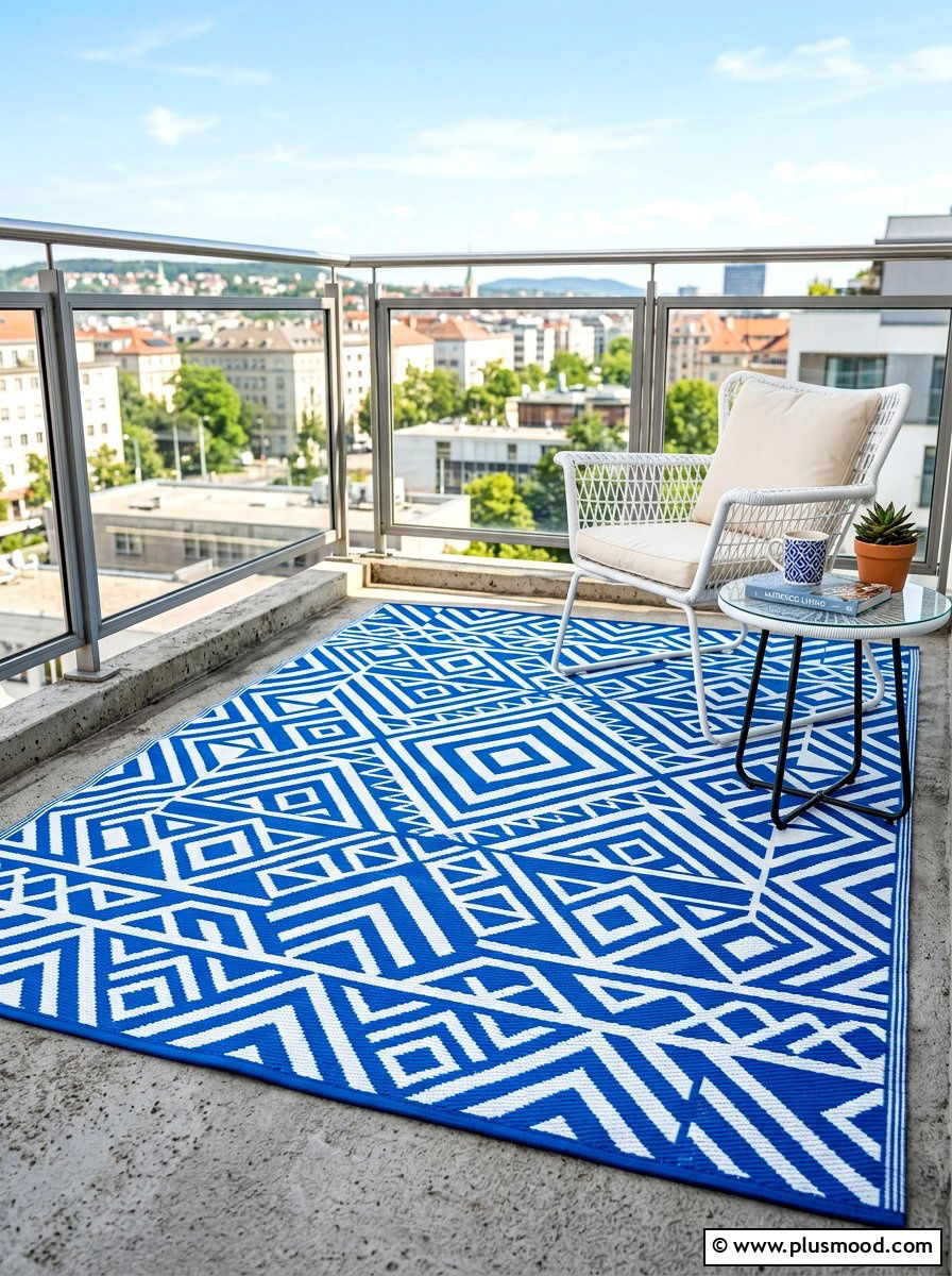 Outdoor Rug For Balcony - 25 summer condo balcony ideas