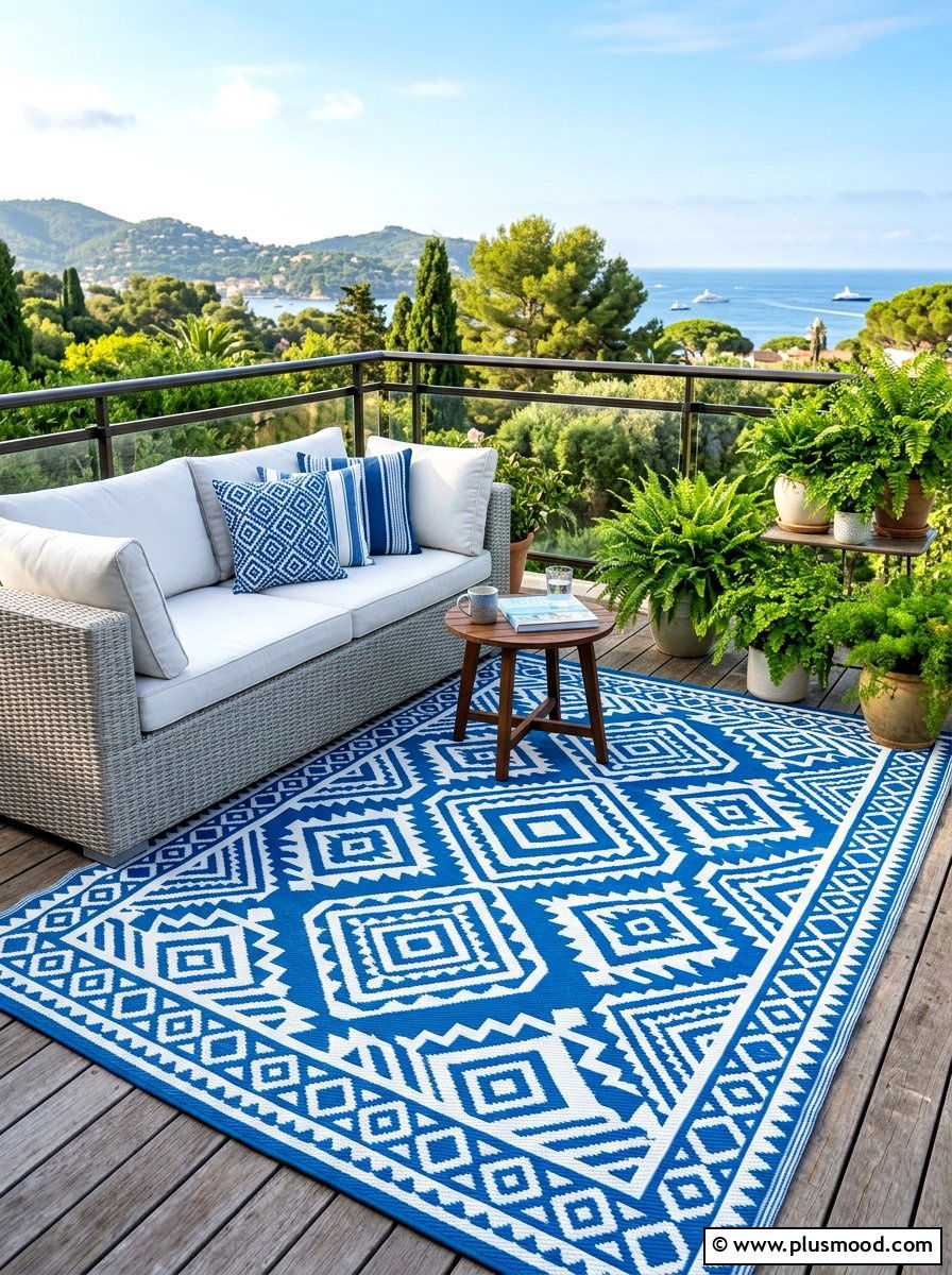 Outdoor Rug For Balcony - 25 summer balcony entertaining ideas