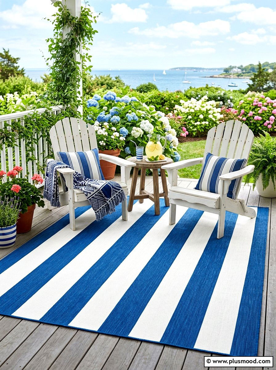 Outdoor Rug For Porch - 25 cheap summer porch ideas