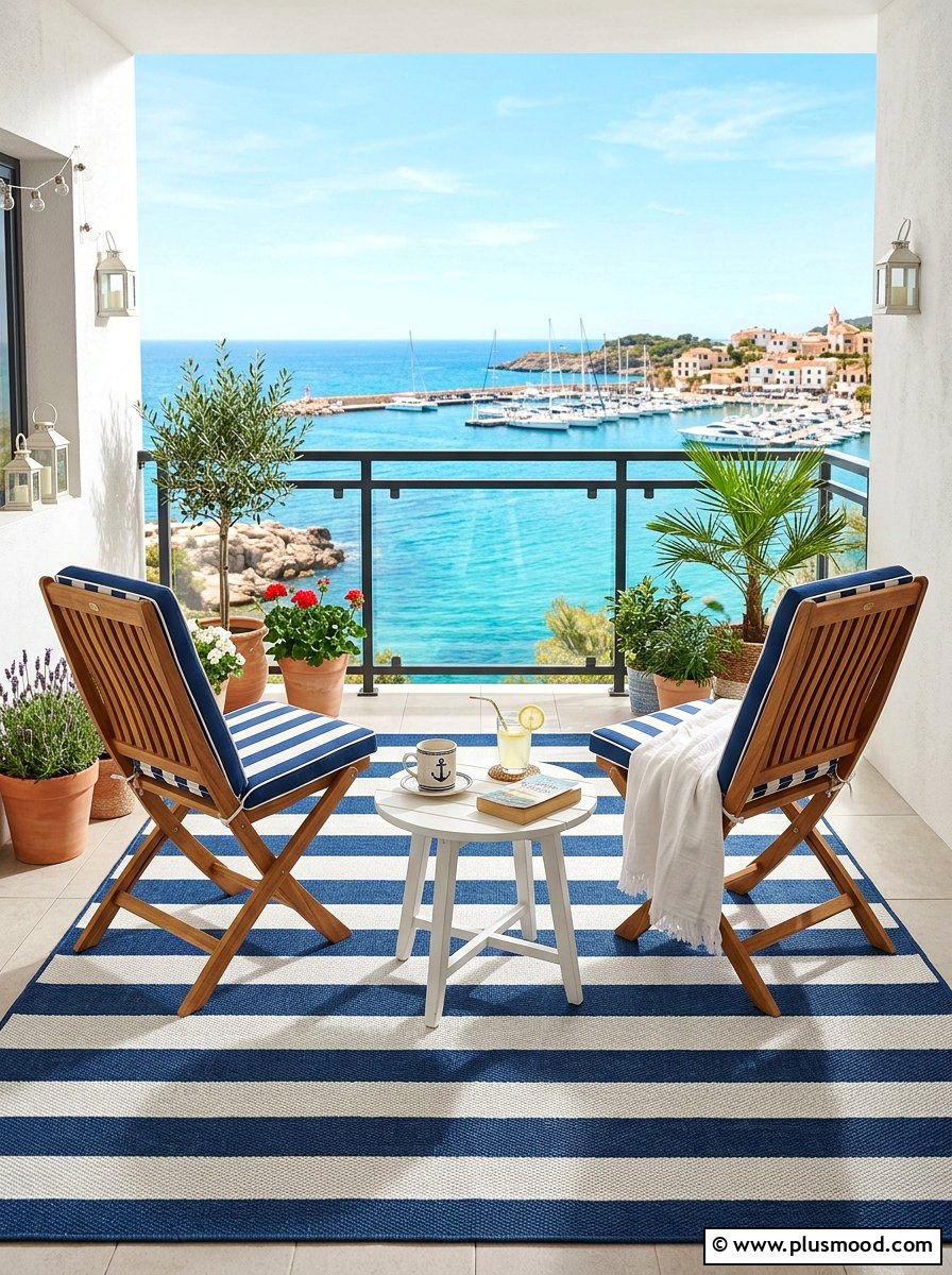 Outdoor Rug Placement - 25 summer balcony ideas