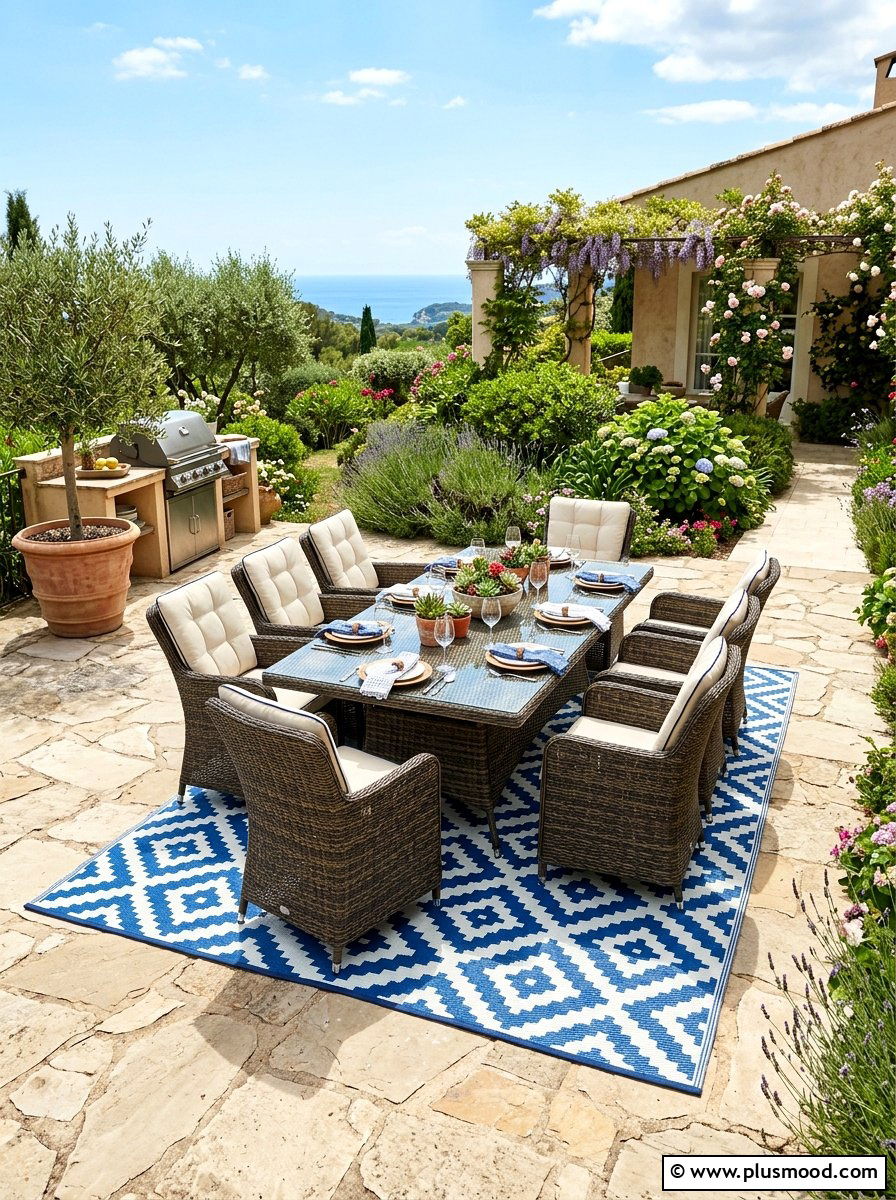 Outdoor Rug Placement - 25 summer summer barbecue ideas