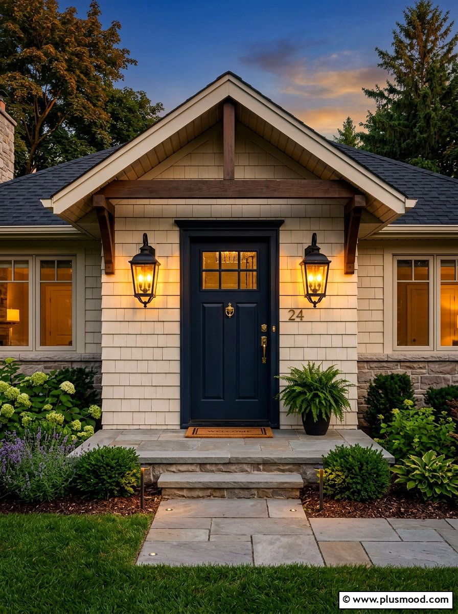 Outdoor Sconces - 25 summer bungalow curb appeal ideas