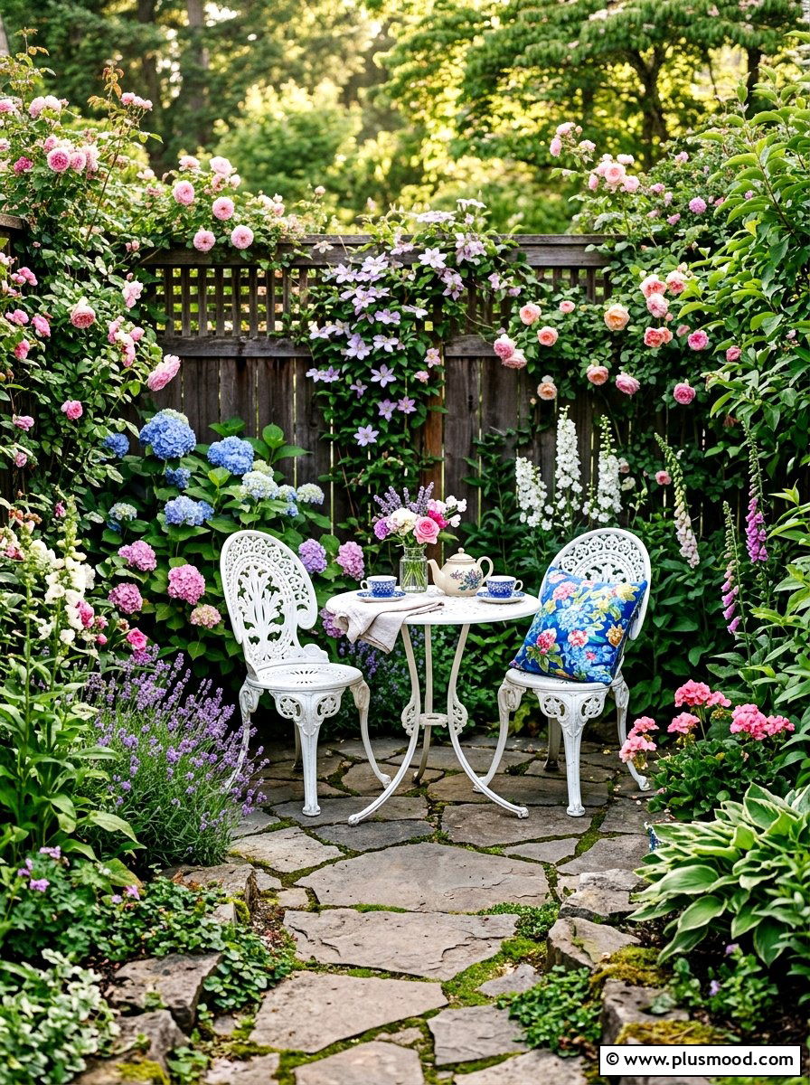 Outdoor Seating Nook - 25 summer easy landscaping ideas